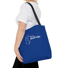 Load image into Gallery viewer, Kea's Ruff Life Dog Silhouette Tote Bag — Cute Pet Lover Canvas Tote