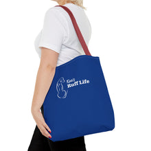 Load image into Gallery viewer, Kea's Ruff Life Dog Silhouette Tote Bag — Cute Pet Lover Canvas Tote