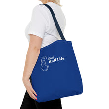 Load image into Gallery viewer, Kea's Ruff Life Dog Silhouette Tote Bag — Cute Pet Lover Canvas Tote