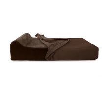 Load image into Gallery viewer, Big Barker 7" Orthopedic Dog Bed - Headrest Edition with Waterproof Liner