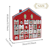 Load image into Gallery viewer, Christmas Advent Calendar House, 24 Day Countdown