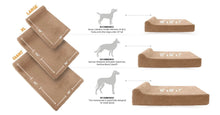 Load image into Gallery viewer, Big Barker 7" Orthopedic Dog Bed - Headrest Edition with Waterproof Liner