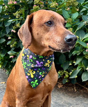 Load image into Gallery viewer, NOLA Mardi Gras Bandana - Personalized