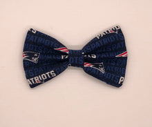 Load image into Gallery viewer, Koa's Ruff Life, New England Patriots bow tie
