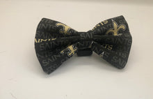 Load image into Gallery viewer, Koa's Ruff Life, New Orleans Saints bow tie