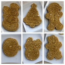 Load image into Gallery viewer, Koa's Ruff Life, Christmas cookies (Santa Claus, snowman, reindeer, Mr. & Mrs. Gingerbread, Christmas tree)