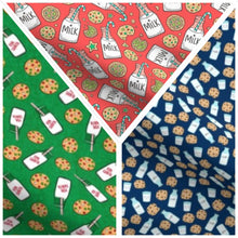 Load image into Gallery viewer, Koa's Ruff Life, milk and cookies blue, red and green