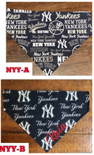 Load image into Gallery viewer, Koa's Ruff Life, Koa he New York Yankees bandana. The perfect accessory for you pup to watch the game.