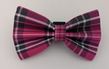 Load image into Gallery viewer, Koa's Ruff Life, valentine's day tartan plaid bow tie for dogs