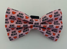 Load image into Gallery viewer, Koa's Ruff Life, heart breaker pink bow tie for dogs
