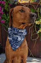 Load image into Gallery viewer, Koa's Ruff Life, Koa in a large Dallas Cowboys bandana for dogs