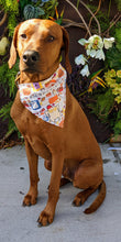 Load image into Gallery viewer, Koa's Ruff Life, Koa in a large FREINDSGIVING bandana for dogs