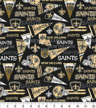 Load image into Gallery viewer, Koa's Ruff Life,  New Orleans Saints retro print