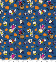 Load image into Gallery viewer, Koa's Ruff Life, blue Peanuts costume halloween fab ric