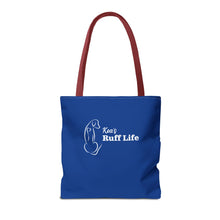 Load image into Gallery viewer, Kea's Ruff Life Dog Silhouette Tote Bag — Cute Pet Lover Canvas Tote
