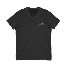 Load image into Gallery viewer, Ruff Life V-Neck Tee – Cute Dog Silhouette Pet Lover Shirt
