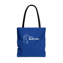 Load image into Gallery viewer, Kea's Ruff Life Dog Silhouette Tote Bag — Cute Pet Lover Canvas Tote
