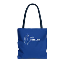 Load image into Gallery viewer, Kea's Ruff Life Dog Silhouette Tote Bag — Cute Pet Lover Canvas Tote
