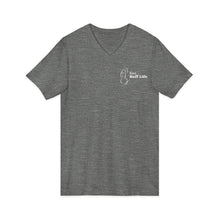 Load image into Gallery viewer, Ruff Life V-Neck Tee – Cute Dog Silhouette Pet Lover Shirt
