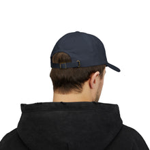 Load image into Gallery viewer, Camo "Ruff Life" Dad Cap — Embroidered Dog Silhouette Hat
