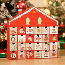 Load image into Gallery viewer, Christmas Advent Calendar House, 24 Day Countdown
