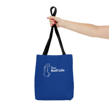 Load image into Gallery viewer, Kea's Ruff Life Dog Silhouette Tote Bag — Cute Pet Lover Canvas Tote
