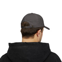 Load image into Gallery viewer, Camo "Ruff Life" Dad Cap — Embroidered Dog Silhouette Hat
