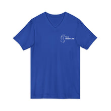 Load image into Gallery viewer, Ruff Life V-Neck Tee – Cute Dog Silhouette Pet Lover Shirt
