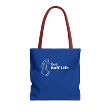 Load image into Gallery viewer, Kea's Ruff Life Dog Silhouette Tote Bag — Cute Pet Lover Canvas Tote
