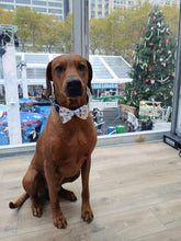 Load image into Gallery viewer, Koa&#39;s Ruff Life: Christmas in New York City bow tie.
