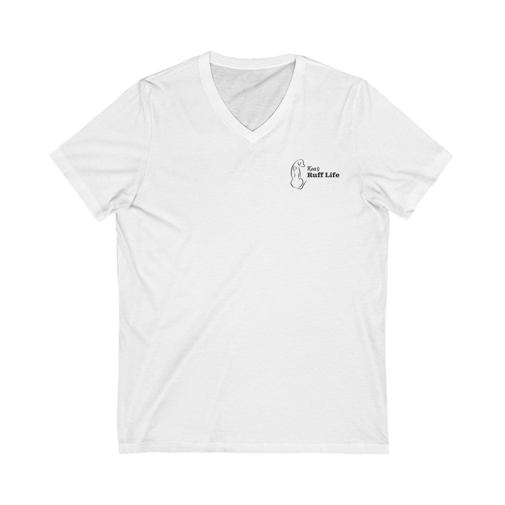 KRL Logo Unisex Jersey Short Sleeve V-Neck T-Shirt