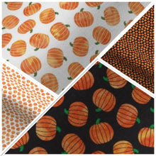 Load image into Gallery viewer, Koa&#39;s Ruff Life, pumpkin in black or white options fabrics
